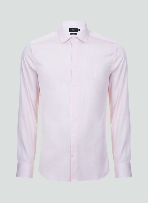 Camisa Milano Fio Tinto Listrada Dudalina Masculina