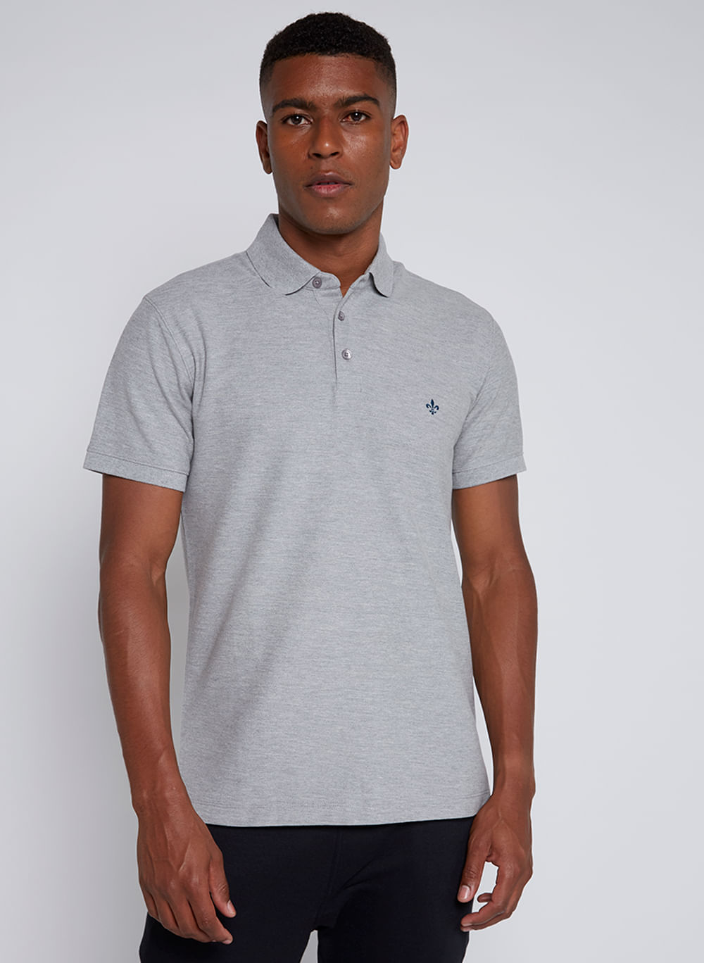 Polo Pima Piquet Essentials Dudalina Masculina